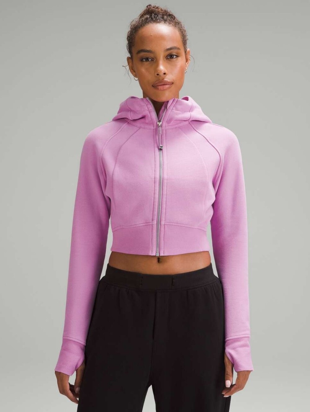 LULULEMON | Scuba Full-Zip Cropped Hoodie - In Dahlia Mauve